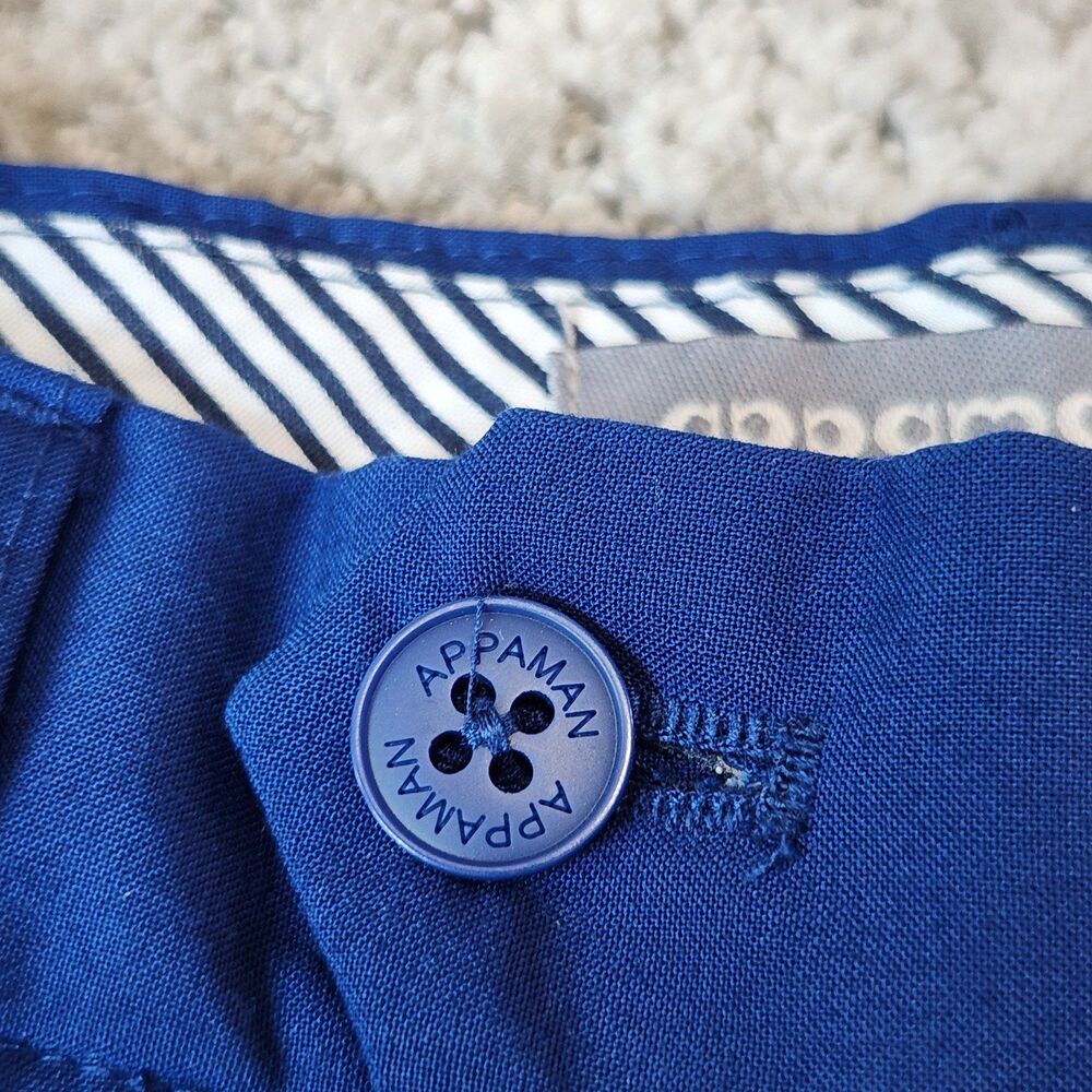 Appaman boys trouser shorts blue size 3T - Picture 6 of 8